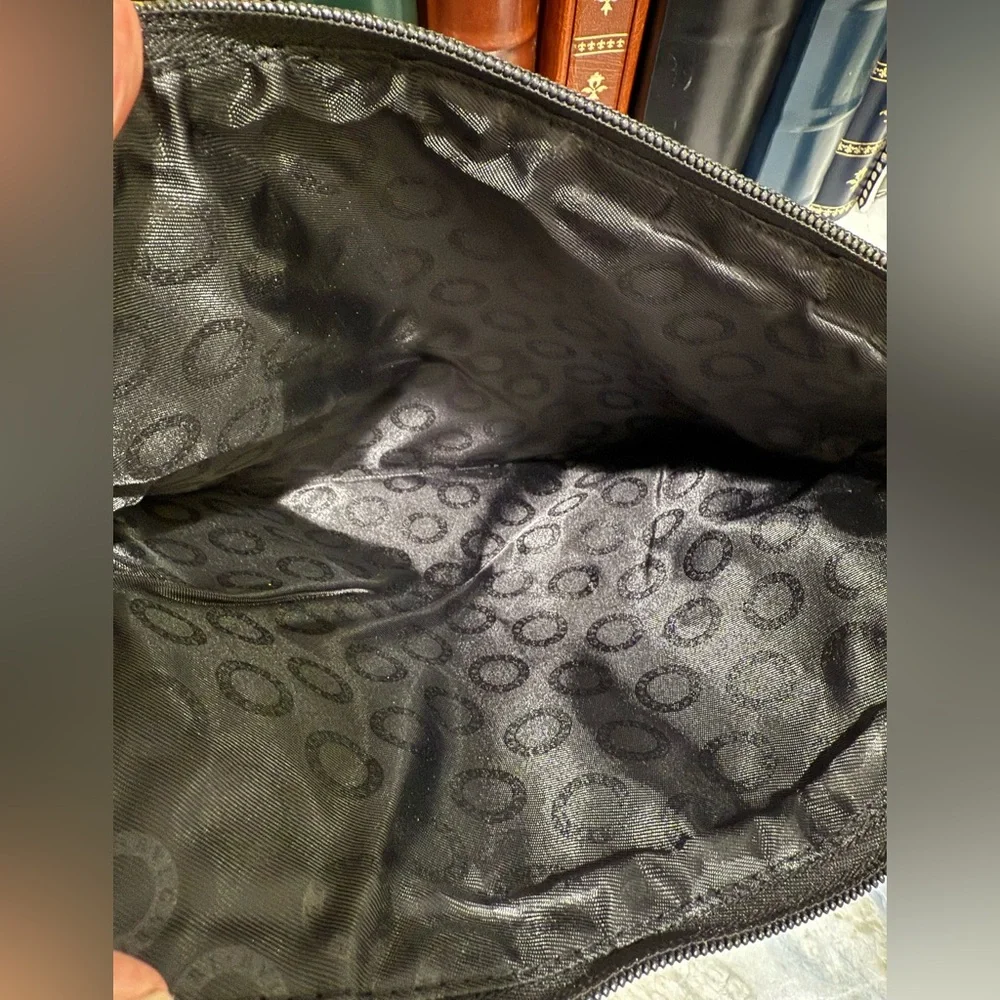 Bvlgari Black Zippered Makeup Purse Pouch Bag